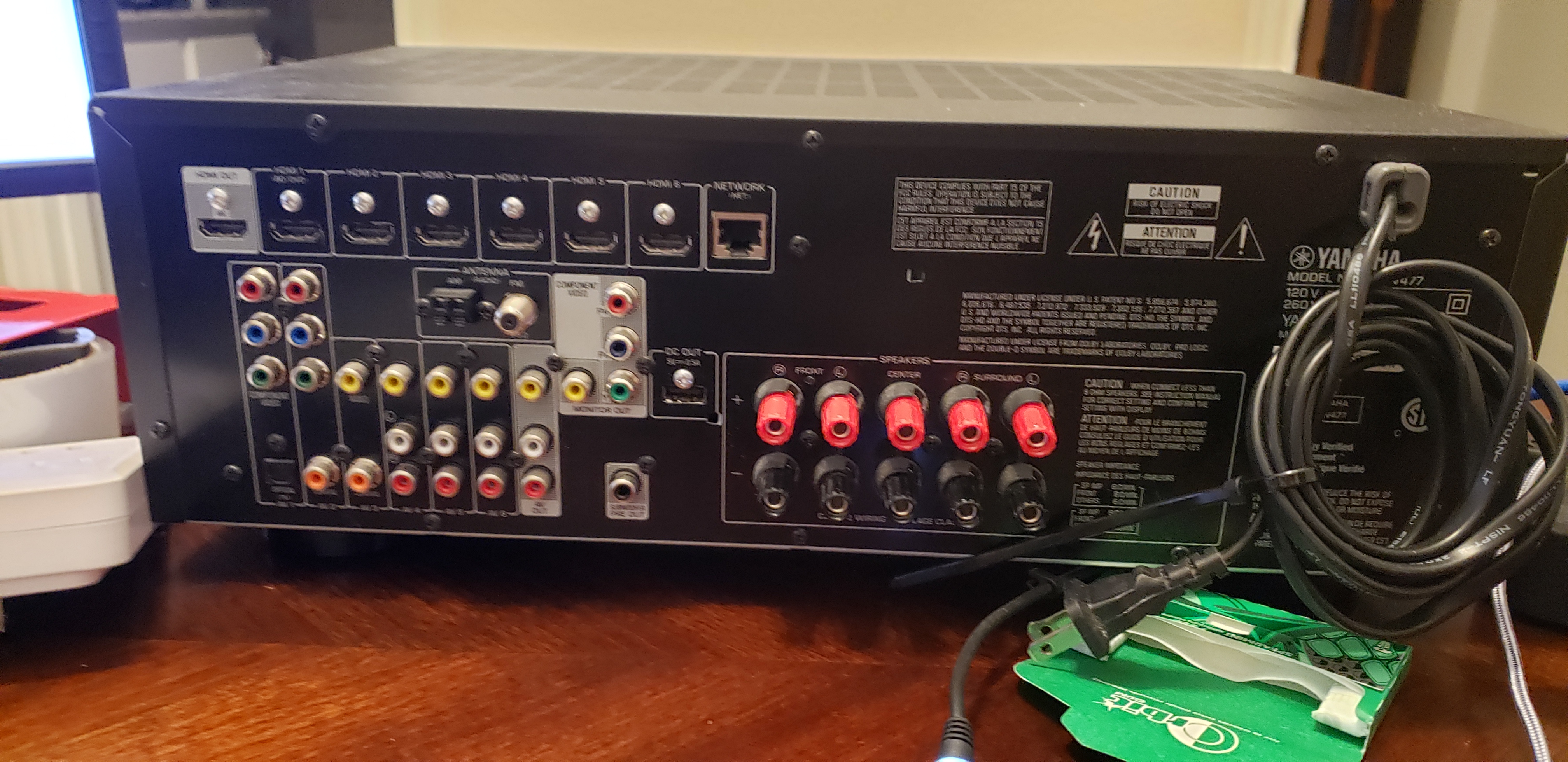 FOR SALE: Yamaha RX-V477 4K 5.1 A/V Receiver $150.00 OBO | Home Theater  Forum