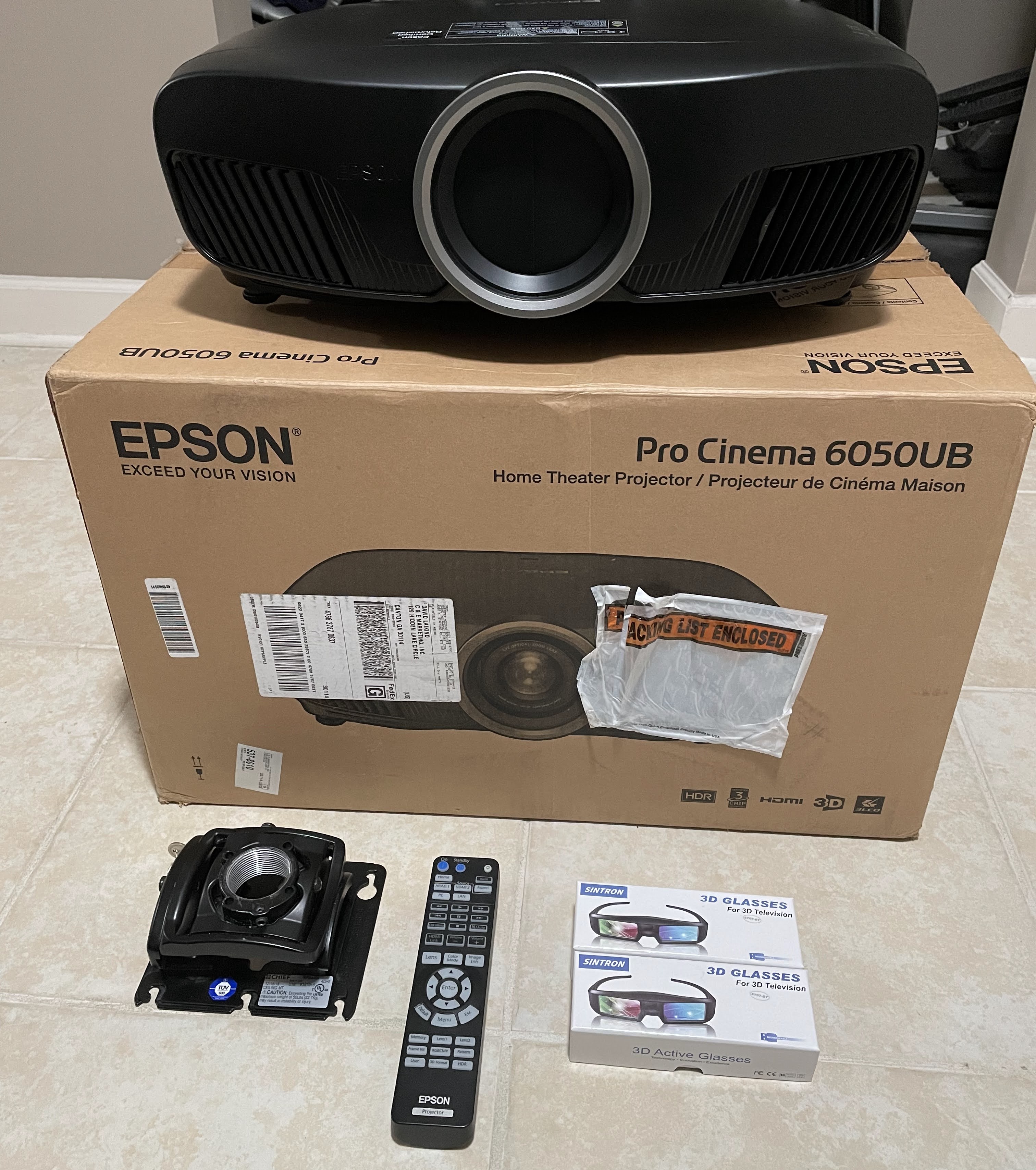 SOLD For Sale: Epson Pro Cinema 6050 UB - $2100.00 SOLD*** | Home Theater  Forum
