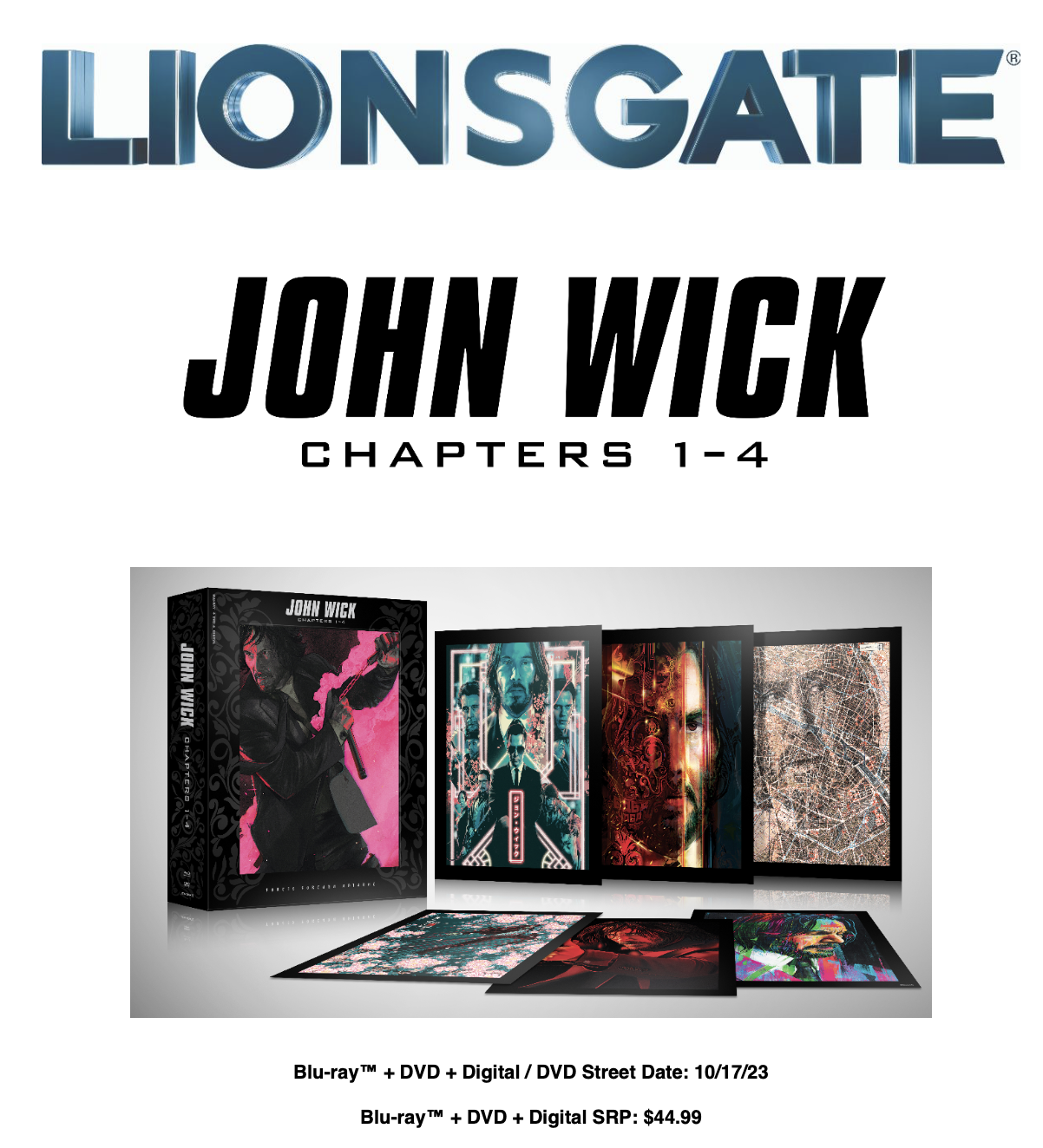  John Wick: Chapter 4 [DVD] : Keanu Reeves, Lance Reddick:  Movies & TV