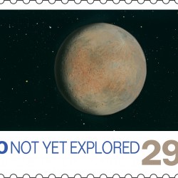 Pluto Not Yet Explored Postage Stamp